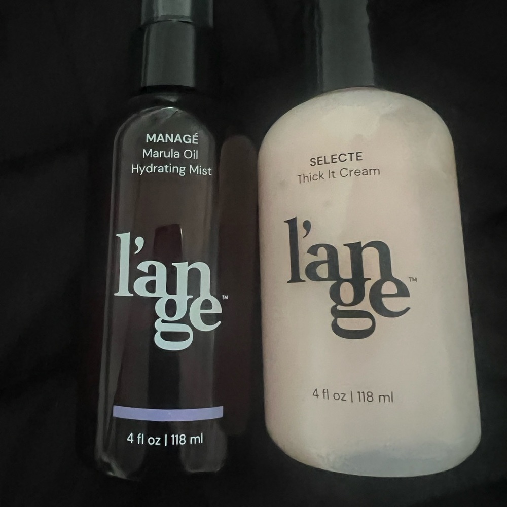L'ange Hair Care Set - Hydrating Mist and Thick It Cream